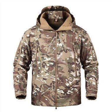 Водонепроницаемая куртка Softshell в стиле милитари