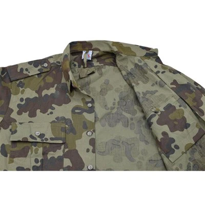 Охотничья рубашка в стиле милитари в румынском армейском стиле