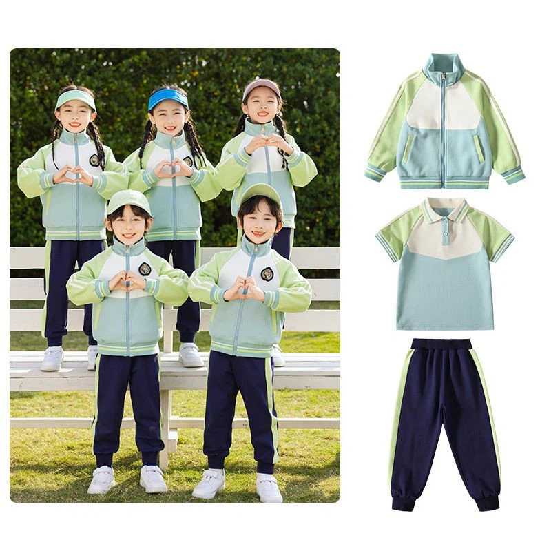 Spring And Autumn Sports School Uniform OEM high quality